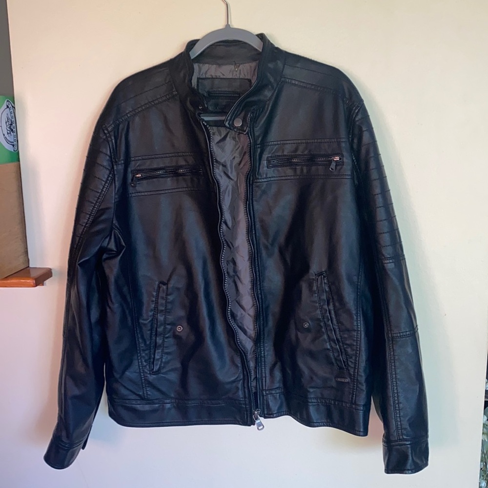 Calvin Klein Men’s Leather Jacket